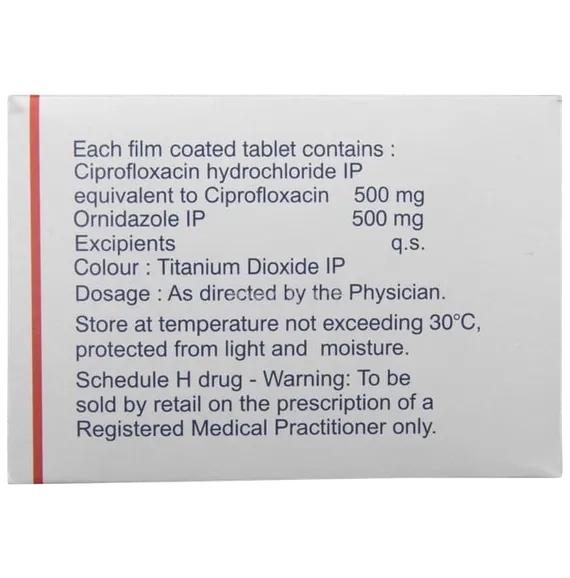 cifran oz tablet 10's
